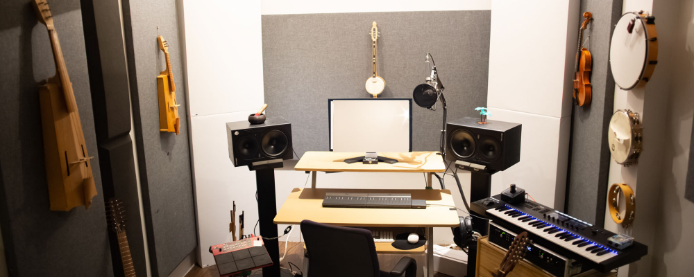 diy home studio. how to build a studio at home